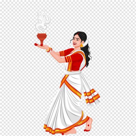 Posterit - Durga Puja Dhunuchi PNG