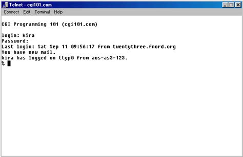 Telnet Connection 的图像结果