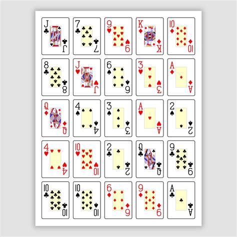 Printable pokeno game boards – Artofit
