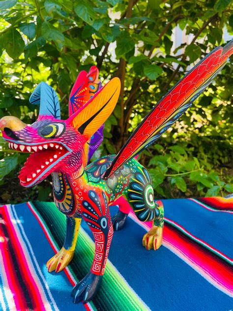 Large Alebrije Dante Coco Inspired. Spirit Animal Maticulously Hand ...