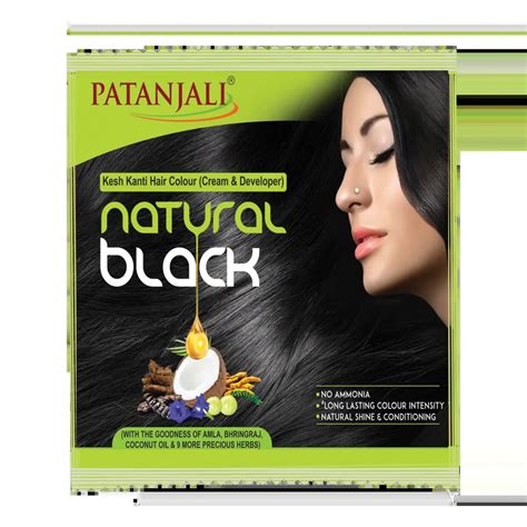 Patanjali Kesh Kanti Hair Colour (Cream & Developer) - Natural Black