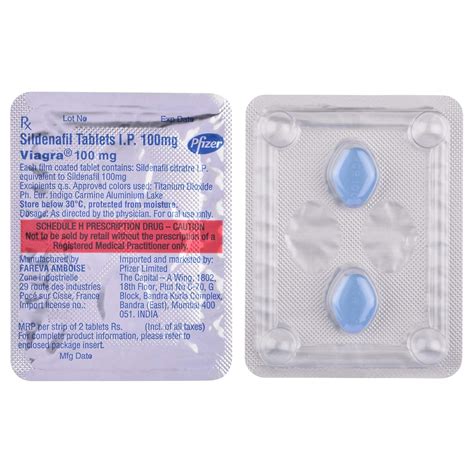 Viagra 100 mg - Strip of 2 Tablets : Amazon.in
