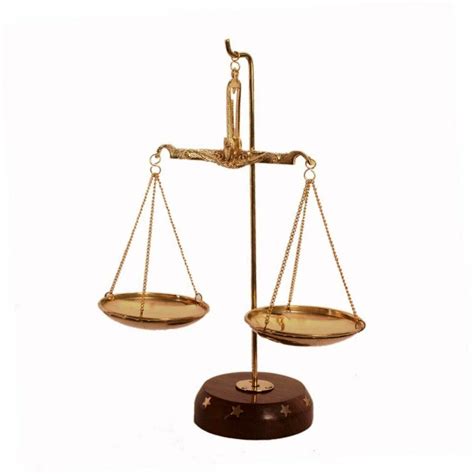 Buy Brass Decorative Weighing Scale Balance Tarazu Weights Measure ...