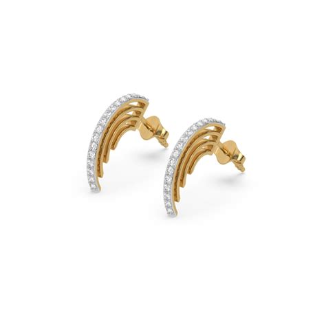 Classic Diamond Hoops - Lab Diamond Earrings – Lukson