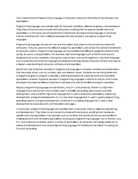 Image result for Definition of Programming Language in Computer Science