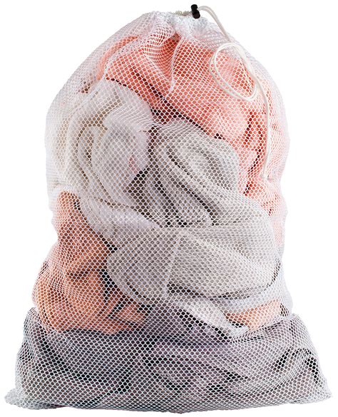 Large Mesh Laundry Bag With Drawstring | canoeracing.org.uk