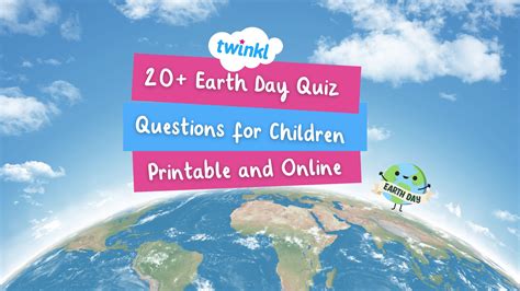 20+ Earth Day Quiz Questions for Children – Printable & Online