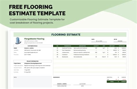 Flooring Installation Estimate at Arnold Bryant blog