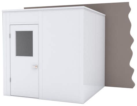 PORTA-KING, 8 ft x 8 ft x 8 ft, 3 Walls, Modular In-Plant Office ...
