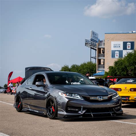 Grey 9th Gen Honda Accord Coupe at USDM Super Meet - BenLevy.com