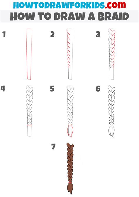 Image result for Braid Drawing Tutorial