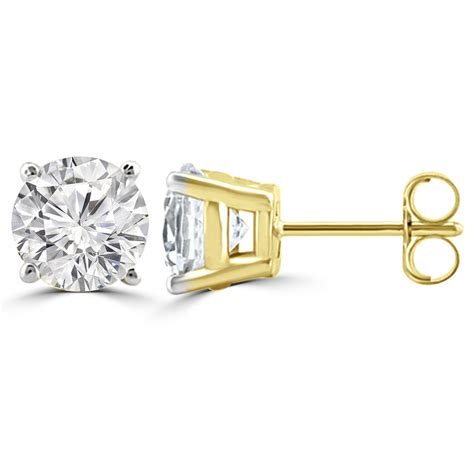 Distinctive 40 Pointer Solitaire Earrings | Fiona Diamonds