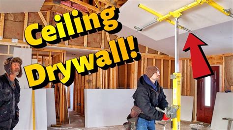 Image result for Using a Drywall Lift for Ceiling