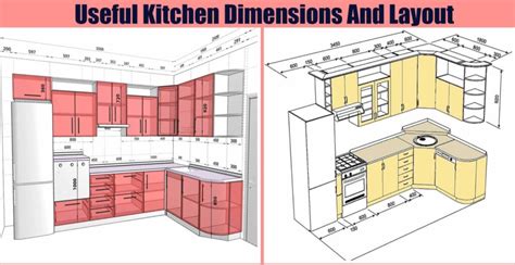 Kitchen Layout Dimensions 的图像结果