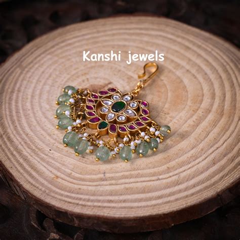Jadau Kundan Maang Tikka – Kanshi Jewels