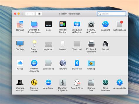 Mac System Preferences 的图像结果