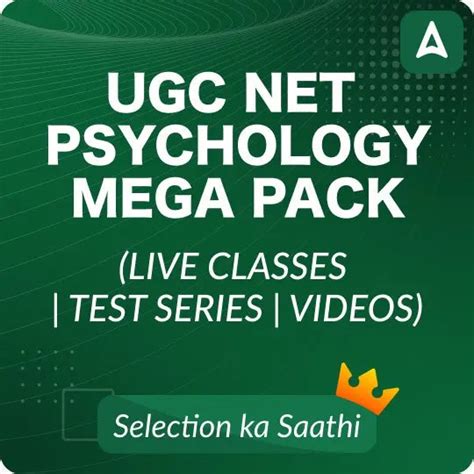 UGC NET PSYCHOLOGY MEGA PACK (LIVE CLASSES | TEST SERIES | VIDEOS) BY ...