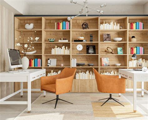 home office design ideas with 2 desks