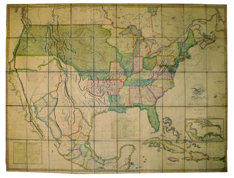 The First Map to Show the Full East-West Extent of the United States ...