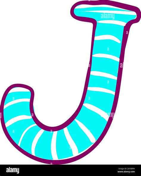 Letter J, illustration, vector on white background Stock Vector Image & Art - Alamy