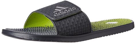 Buy adidas Men's Evossage M Black, Green and Grey Rubber Flip-Flops and ...