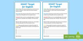 SMART Target for Maths Cards (teacher made) - Twinkl