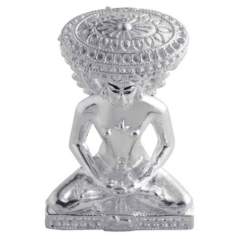 Chatra Mahavir Idol | 999 Silver Idol | CaratCafe