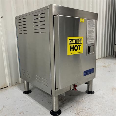 Used Cleveland Countertop Steamer SteamCub 1SCE 5 Pan Electric from School