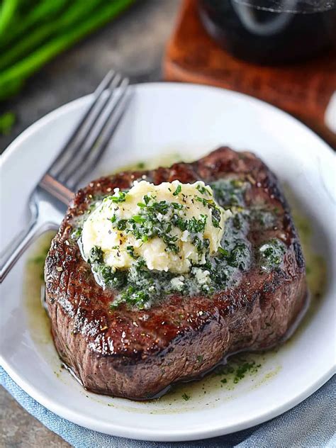Irresistible Filet Mignon with Garlic Herb Butter Recipe
