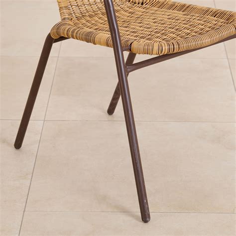 Buy (Refurbished) Fullerton Polyrattan Chair - Brown from Home Centre ...