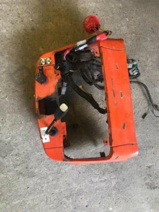 Kubota - B1750 instrument cowl in Shipley Bridge, England, United Kingdom