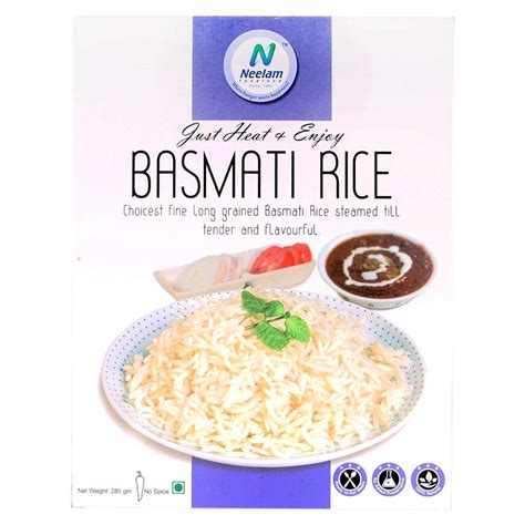 Neelam Foodland Ready to eat Basmati Rice Pack of 4 : Amazon.in ...