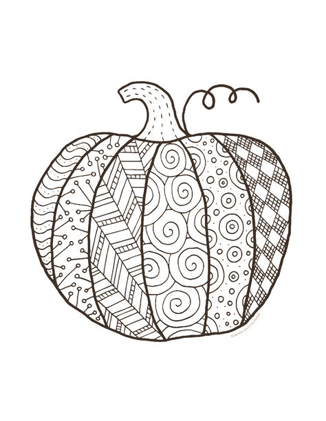 Collection of Pumpkin Coloring Page - Free Printable
