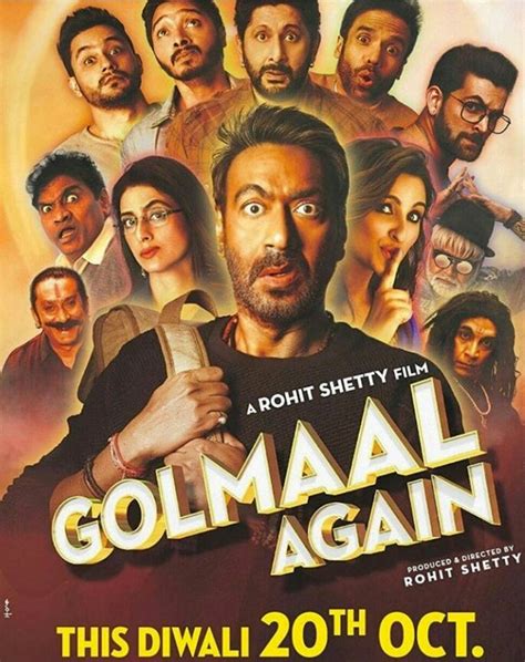 Rohit Shetty's Golmaal Again First Look Posters | Release On 20 October ...