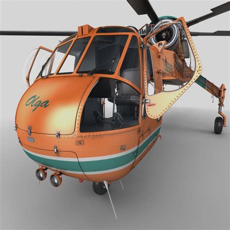 max sikorsky s-64 skycrane helicopter