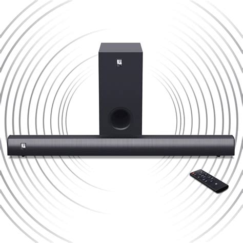 iball Cinebar-160 High Power TV Sound Bar with Digital LED Display, 6.5 ...