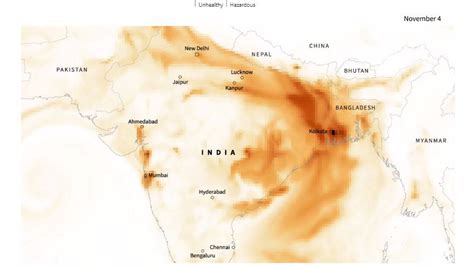 दुनिया में सबसे जहरीली है उत्तर भारत की हवा, डरा देगी ये तस्वीर - most ...