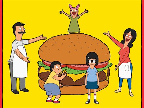 Download Belcher Family Present Huge Burger Bob's Burgers Background ...