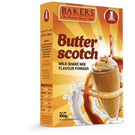 Milkshake Mix Powder Butterscotch 100g Bakers – JITCO