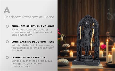 Global Grabbers Polyresin 3D Ram Lalla Ayodhya Idol Statue