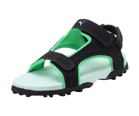 Puma unisex-adult Bambi JR IDP Sandal Puma Black-Fair Aqua-ANDEAN ...