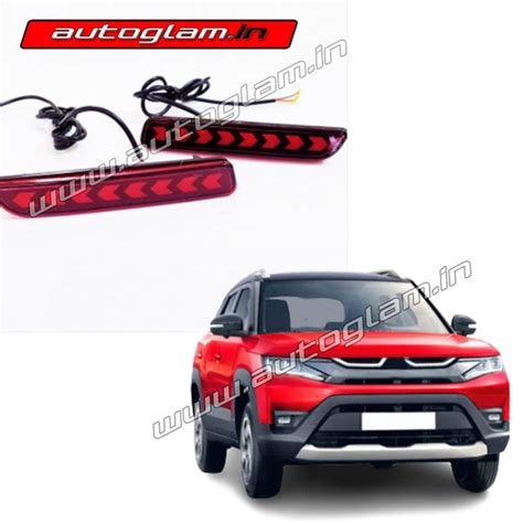 Maruti Suzuki Brezza 2022 onwards Led Rear Reflector Matrix Indicator ...