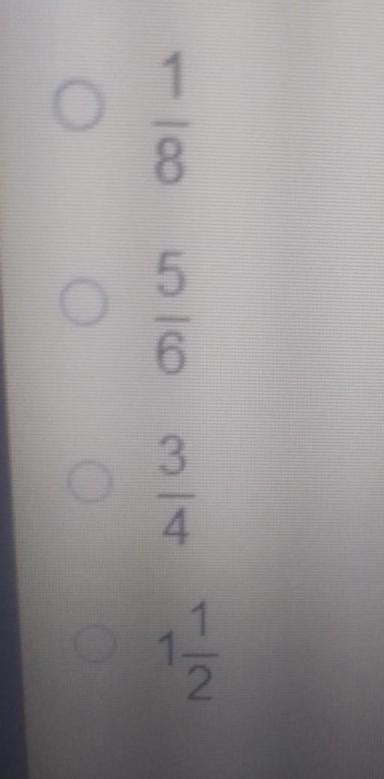 divide: 5/8 divided by 3/4 - brainly.com