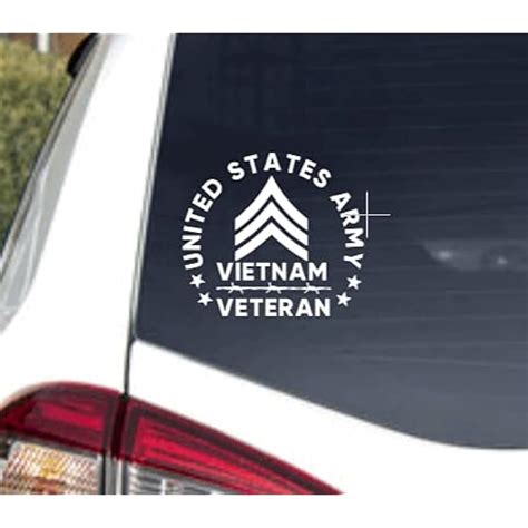 Sticker US Army Sergeant Vietnam Veteran Decal India | Ubuy