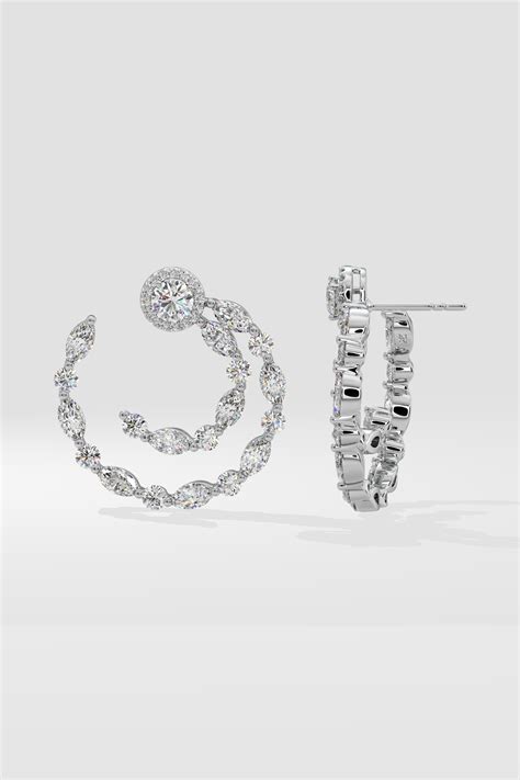 Signature Double Row Front Hoops – House Of Quadri