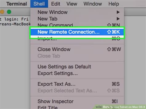Image result for Mac Telnet Command