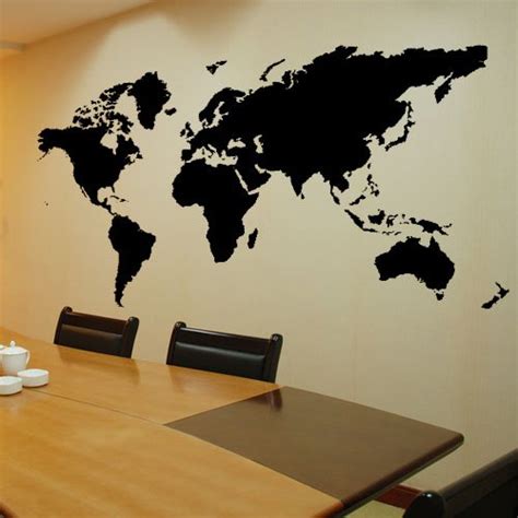 World Map Wall Sticker 的图像结果