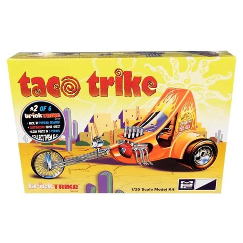 Buy MPC Taco Trike (Trick Trikes Series) 1:25 Scale Model Kit, White ...
