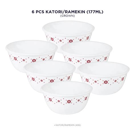 Corelle Livingware Crown 177 ml Katori Pack of 6 – Corellebrands