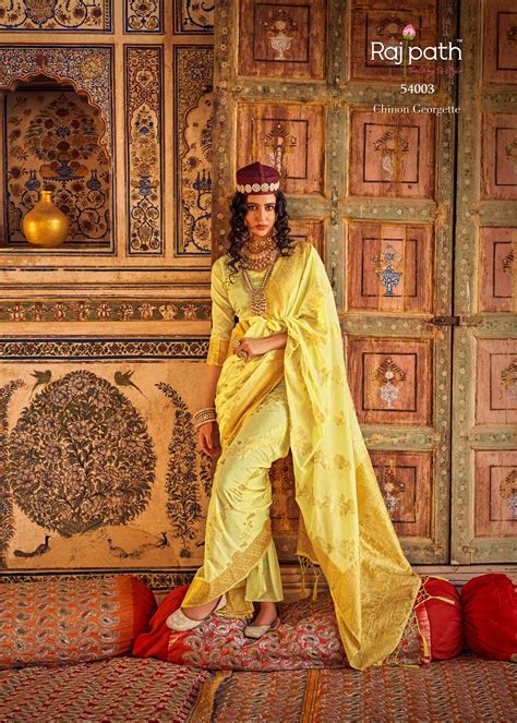 Rajpath Annie Silk Georgette Saree Collection